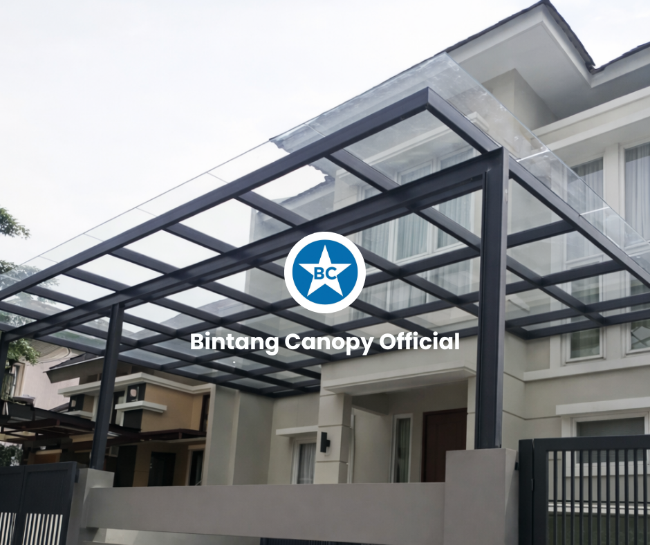 Kaca Tempered + Rangka Besi / Hollow